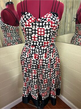 Vintage Milly SILK dress w/ silk lining